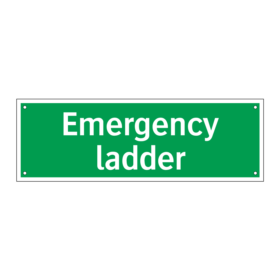 Emergency ladder