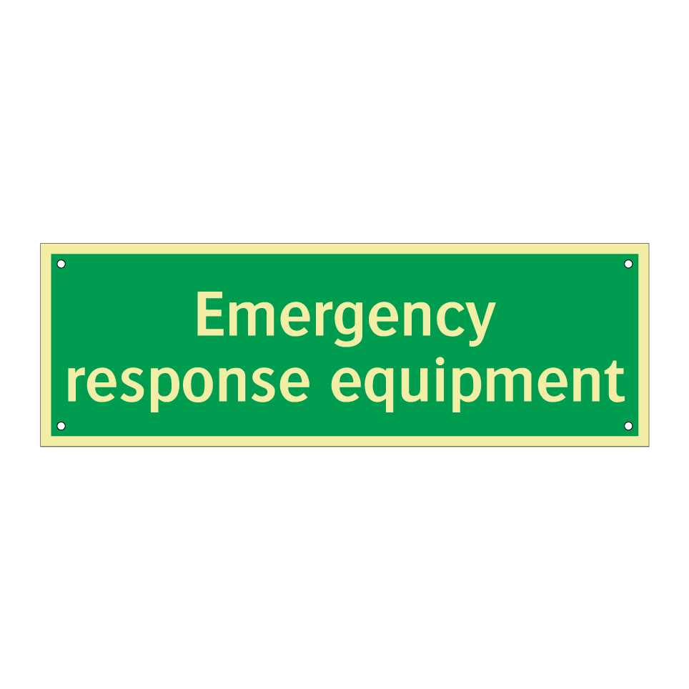 Emergency response equipment