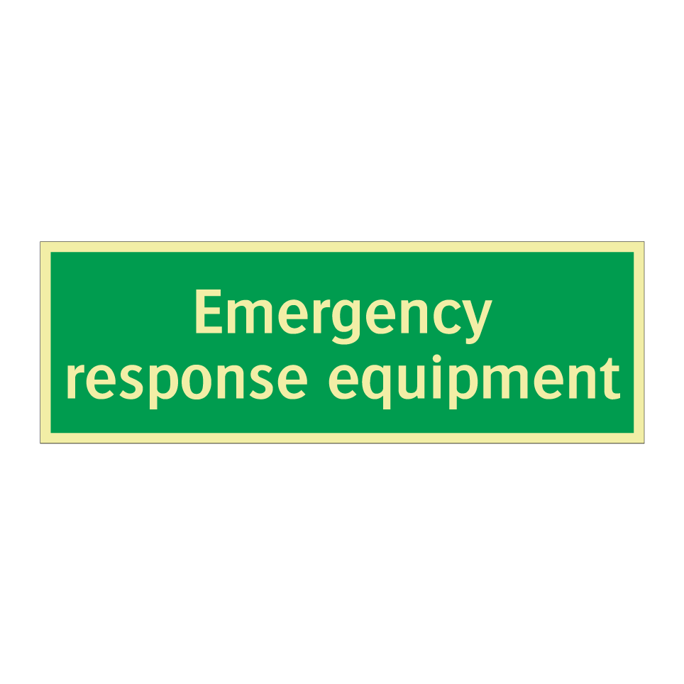 Emergency response equipment