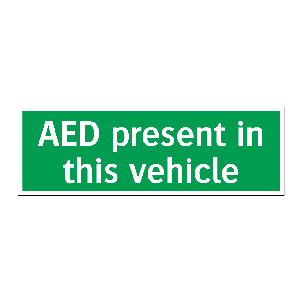 AED present in this vehicle
