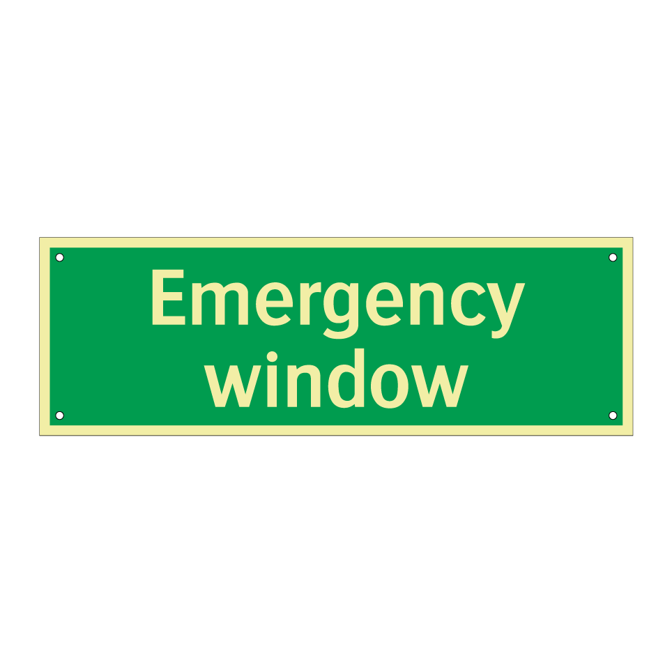 Emergency window