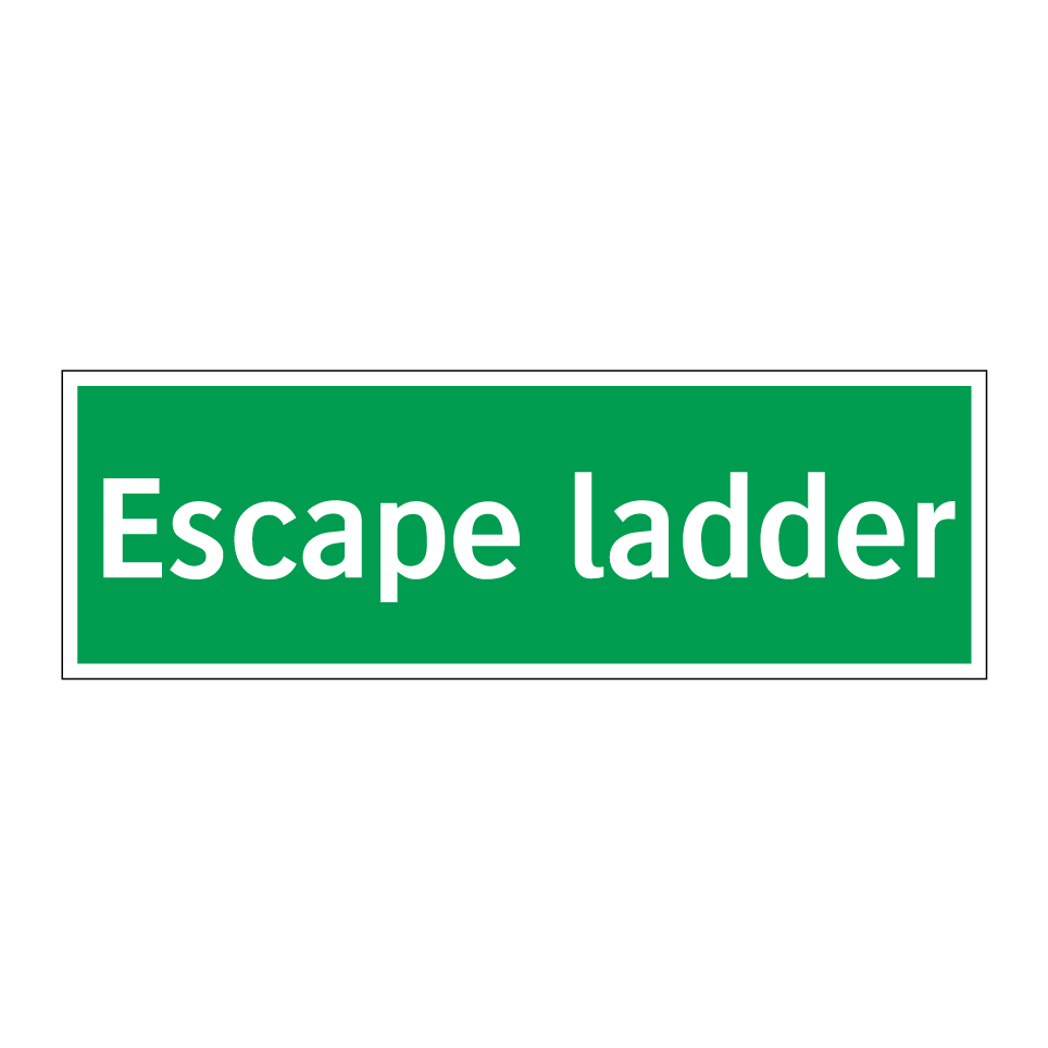 Escape ladder