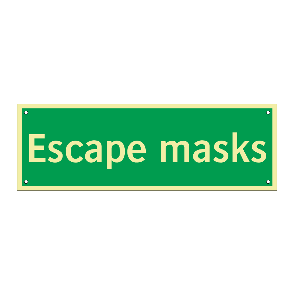 Escape masks