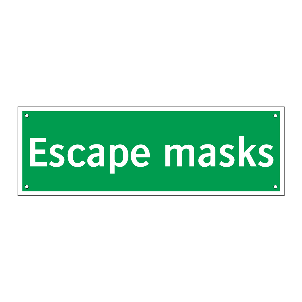 Escape masks