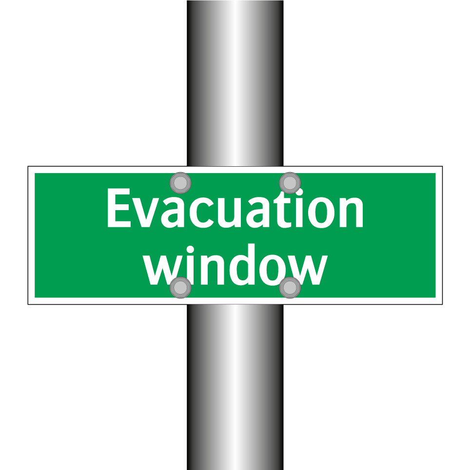 Evacuation window