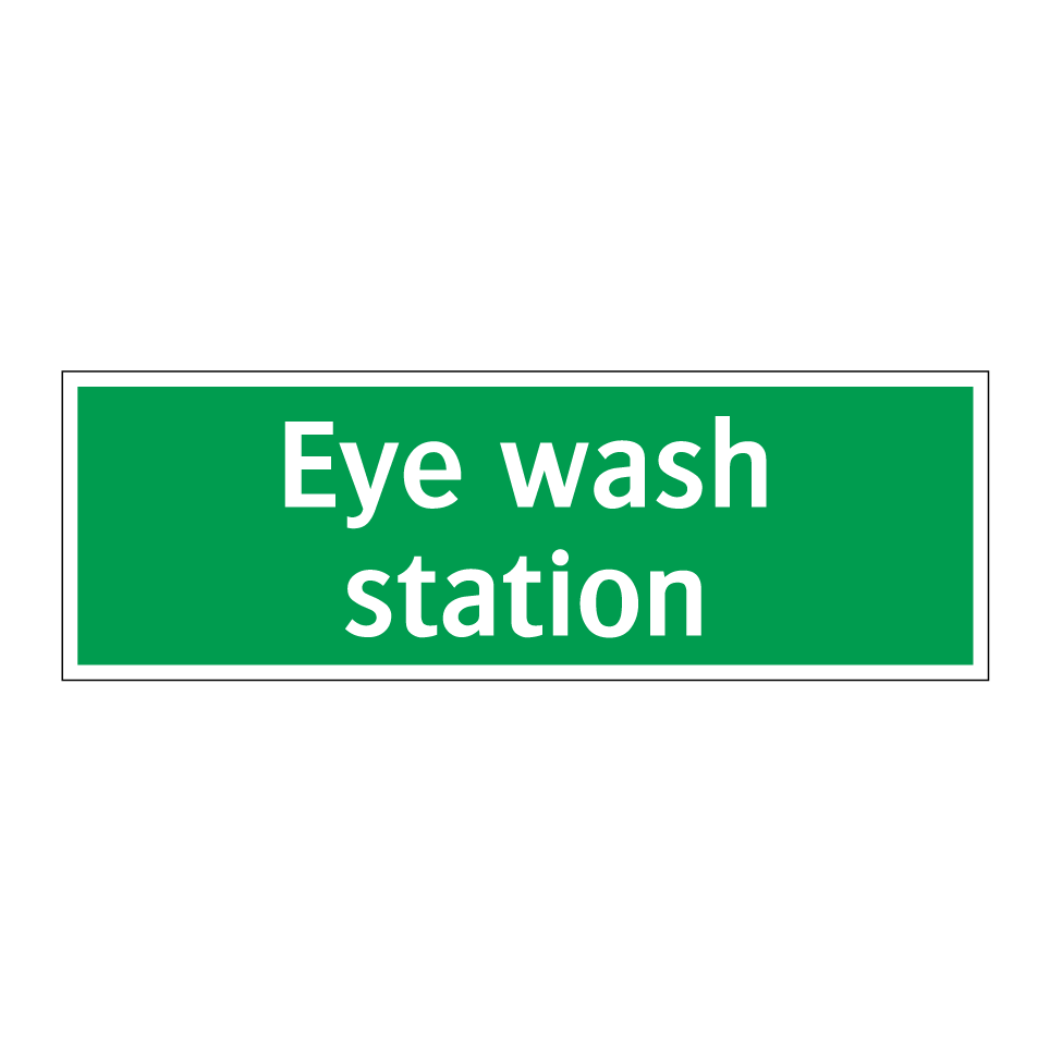 Eye wash station