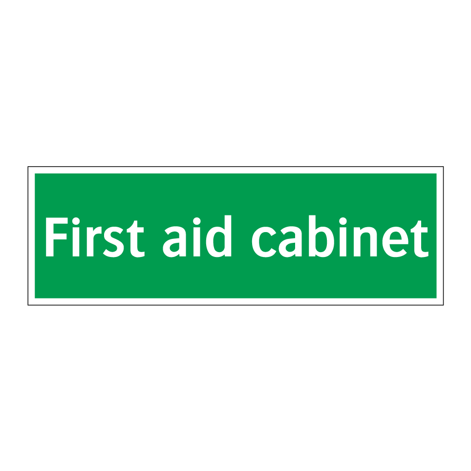 First aid cabinet