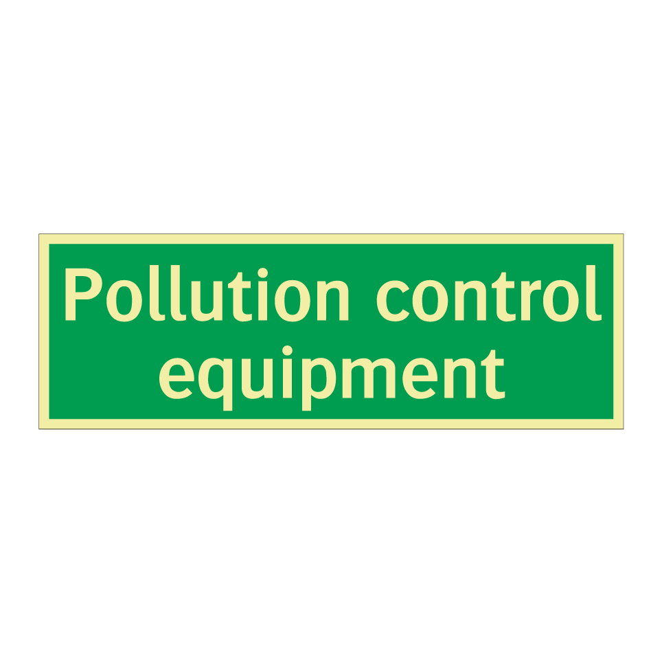 Pollution control equipment