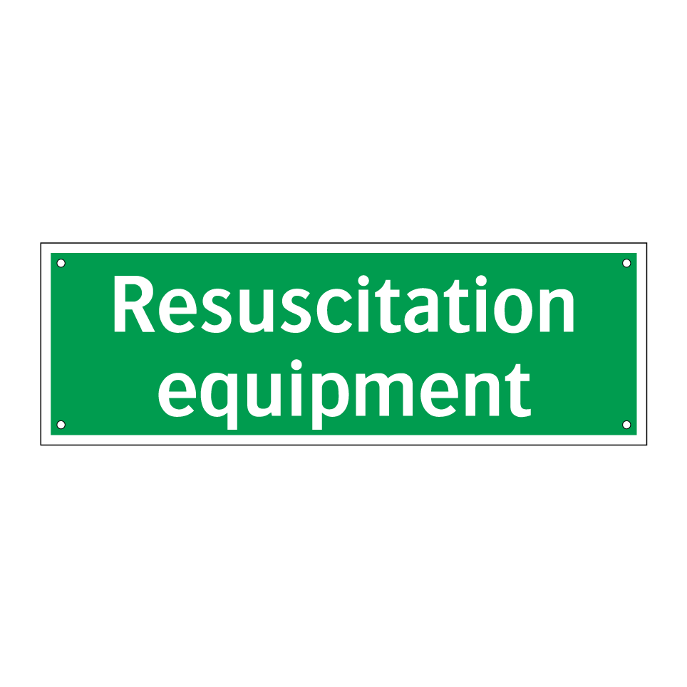 Resuscitation equipment