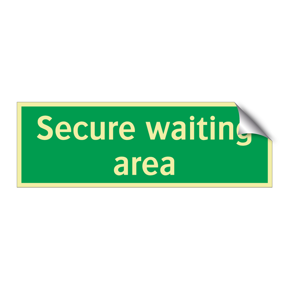 Secure waiting area