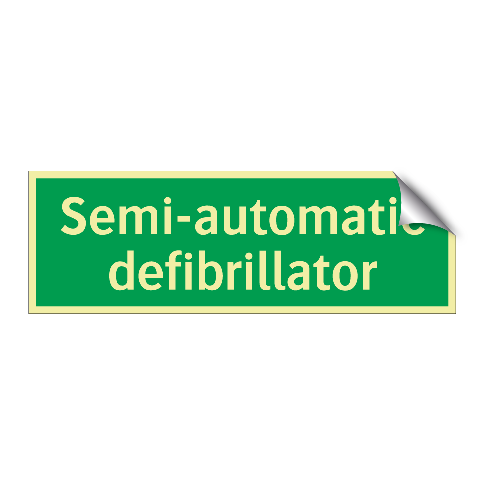 Semi-automatic defibrillator