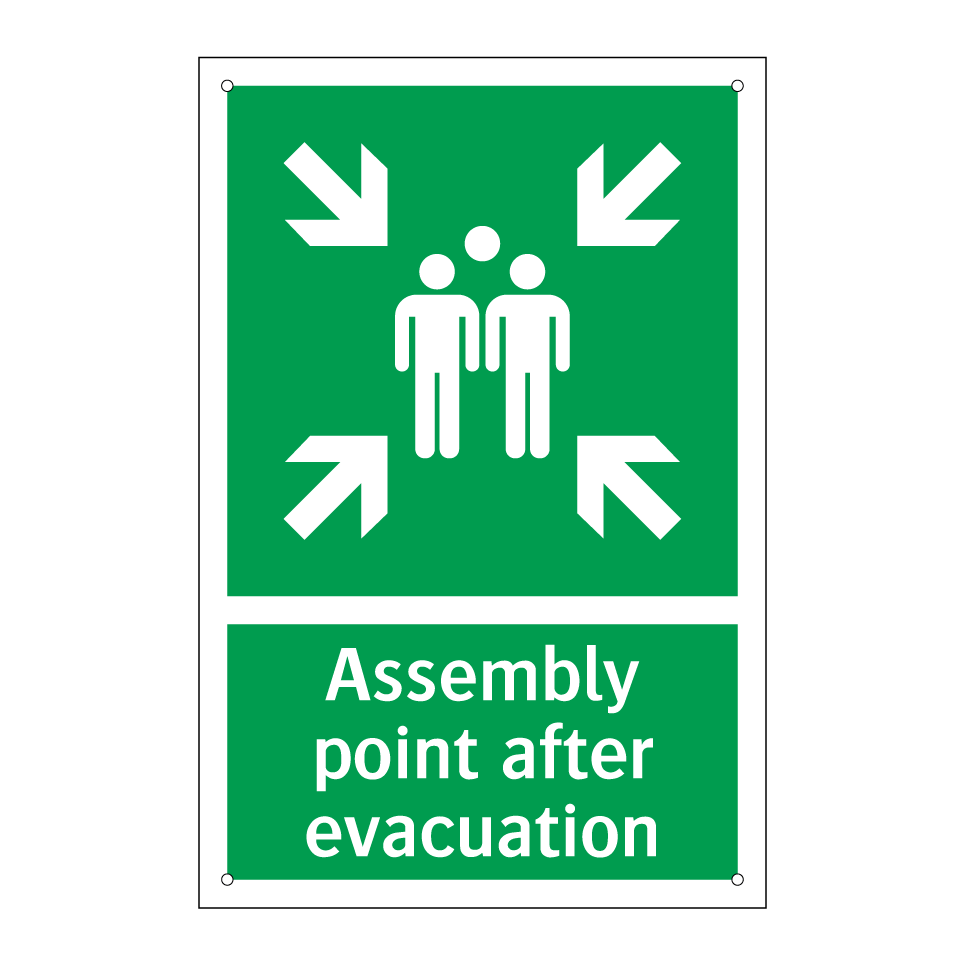 Assembly point after evacuation