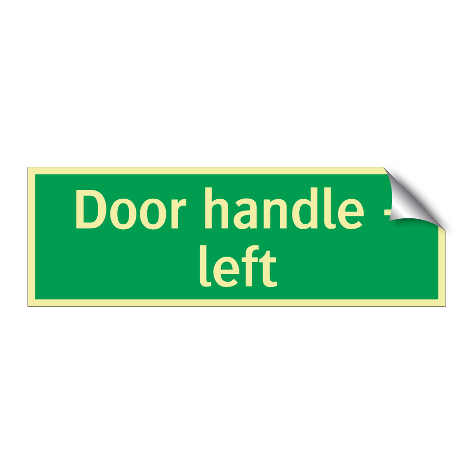Door handle - left