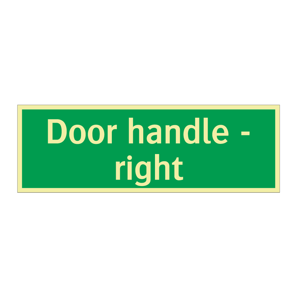 Door handle - right