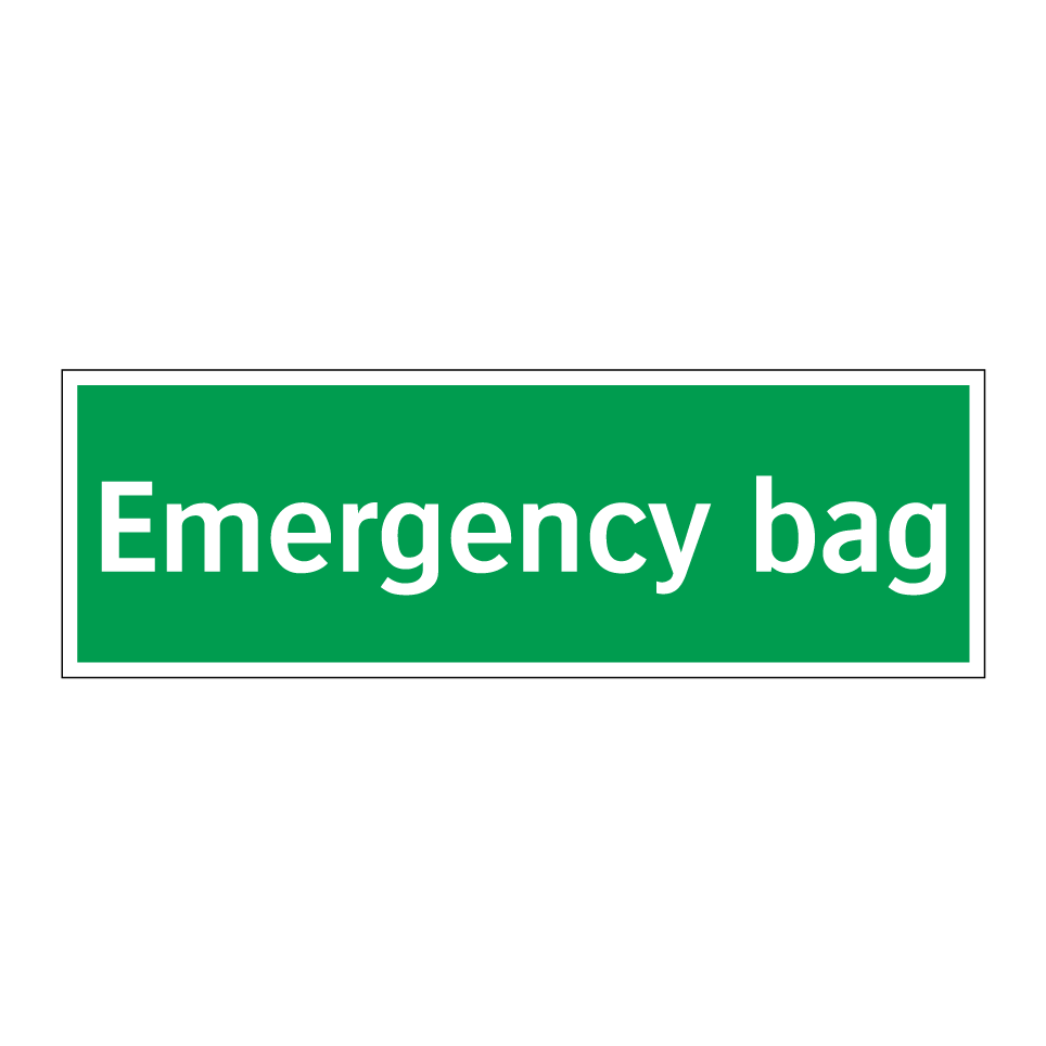Emergency bag