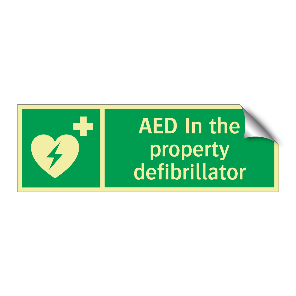 AED In the property defibrillator