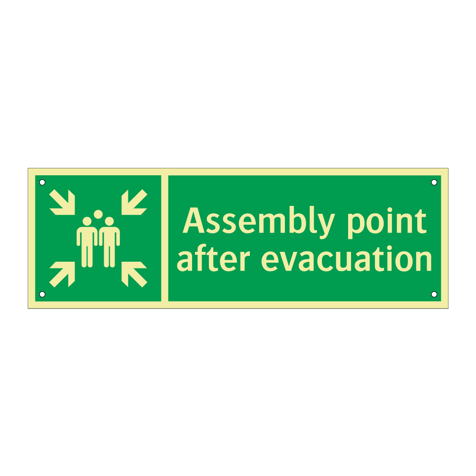 Assembly point after evacuation