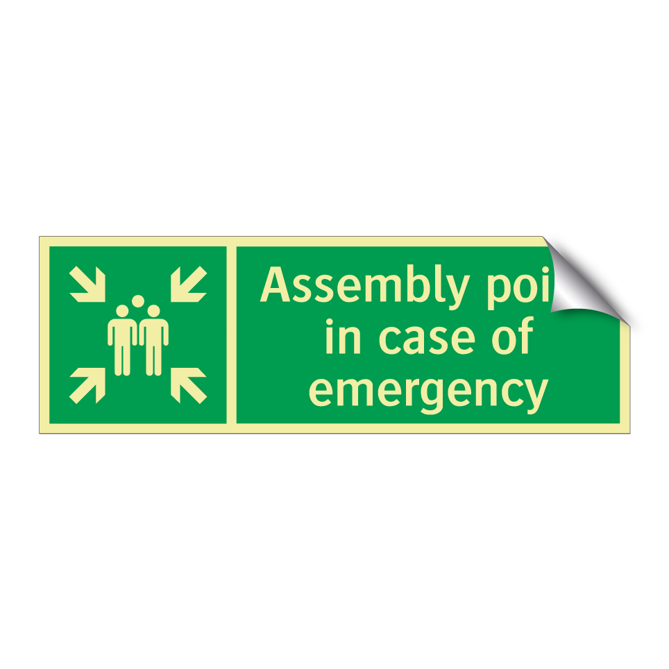 Assembly point in case of emergency