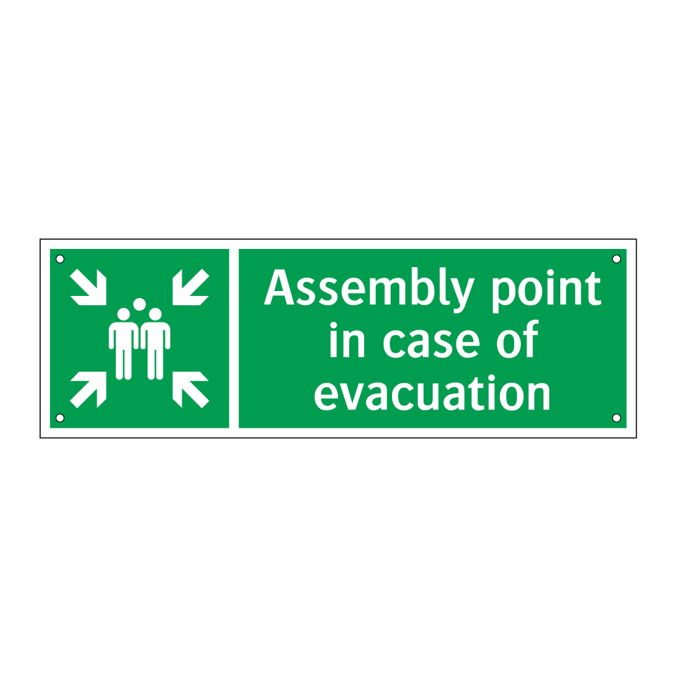 Assembly point in case of evacuation