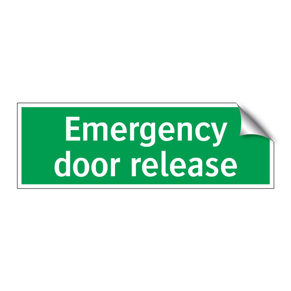 Emergency door release
