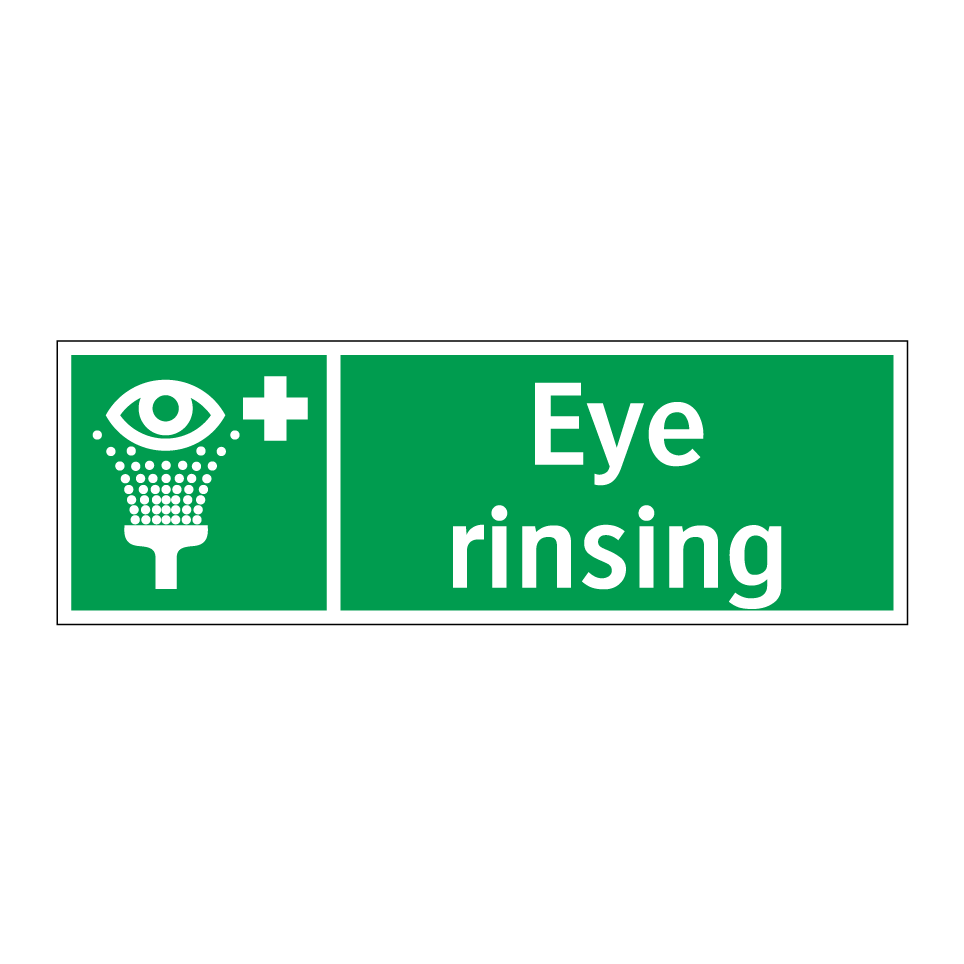 Eye rinsing