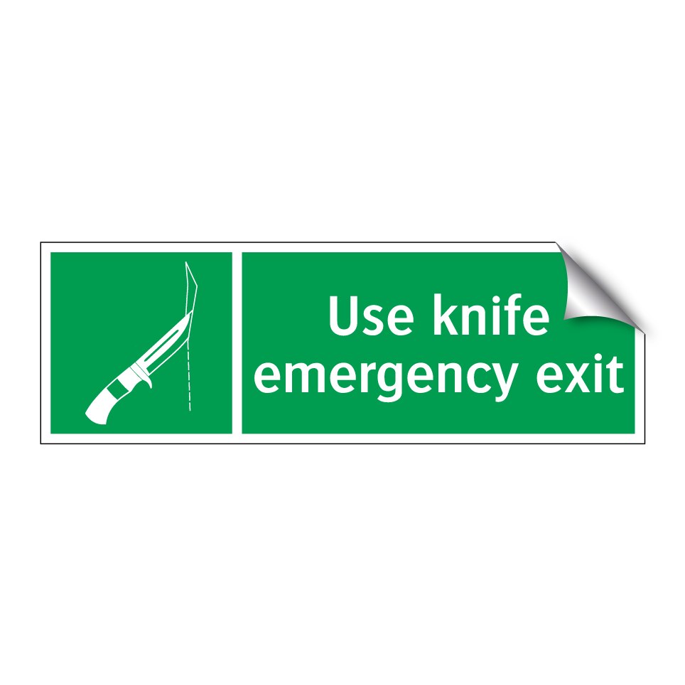 Use knife emergency exit