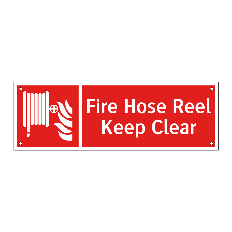 Fire Hose Reel Keep Clear