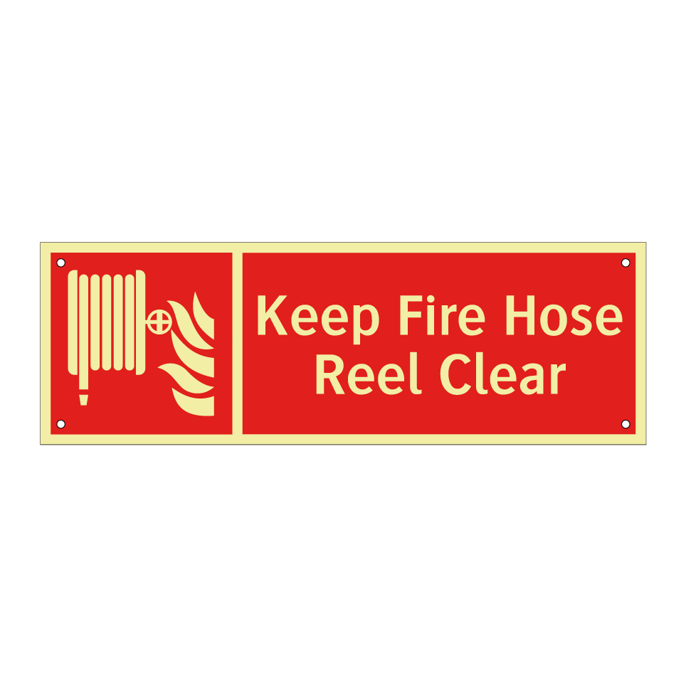 Keep Fire Hose Reel Clear