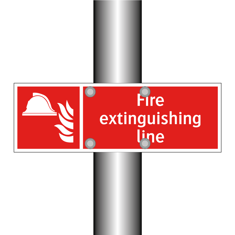 Fire extinguishing line