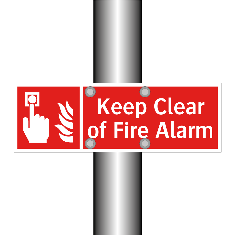 Keep Clear of Fire Alarm
