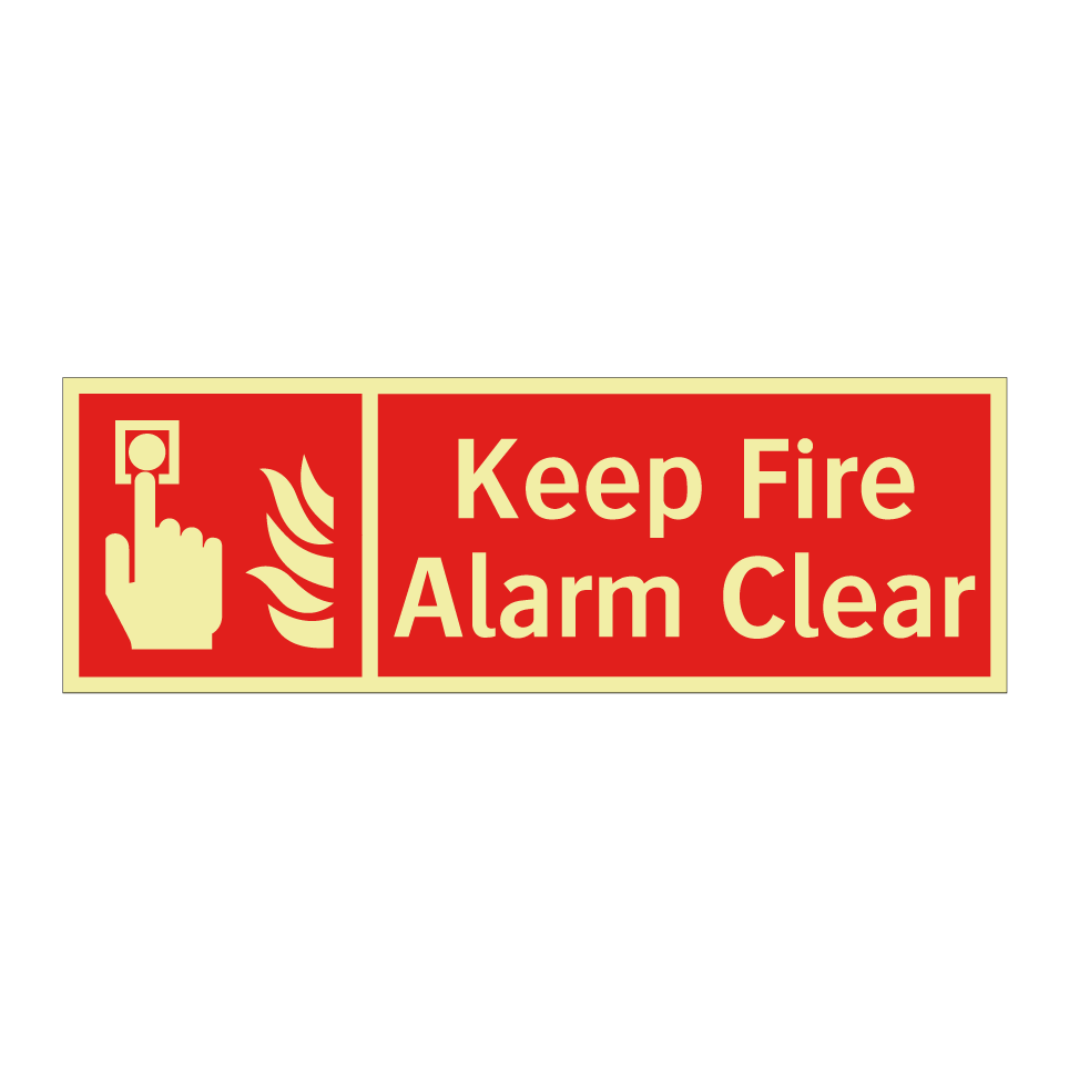 Keep Fire Alarm Clear