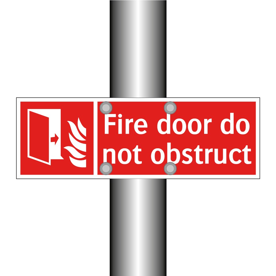 Fire door do not obstruct