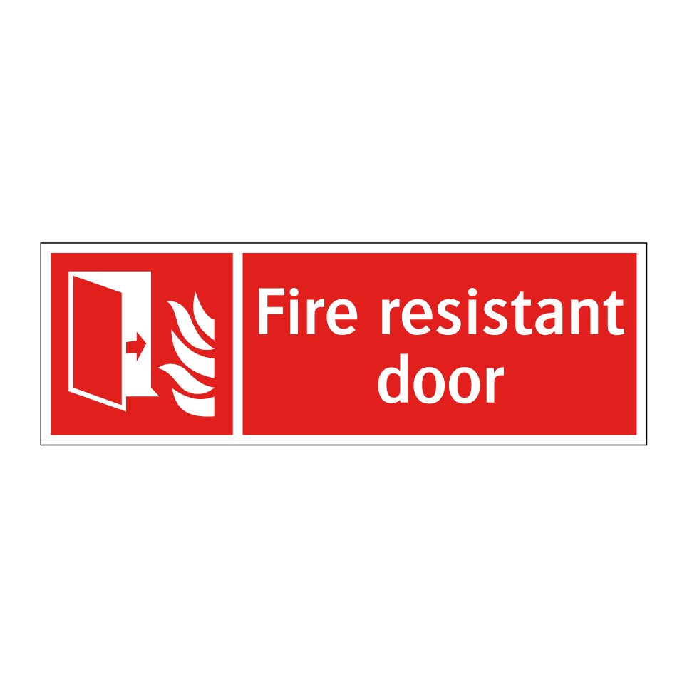 Fire resistant door