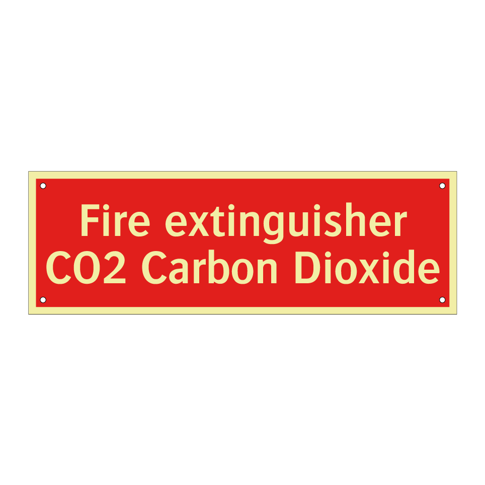 Fire extinguisher CO2 Carbon Dioxide