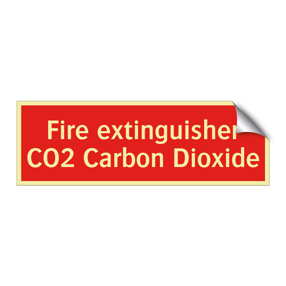 Fire extinguisher CO2 Carbon Dioxide