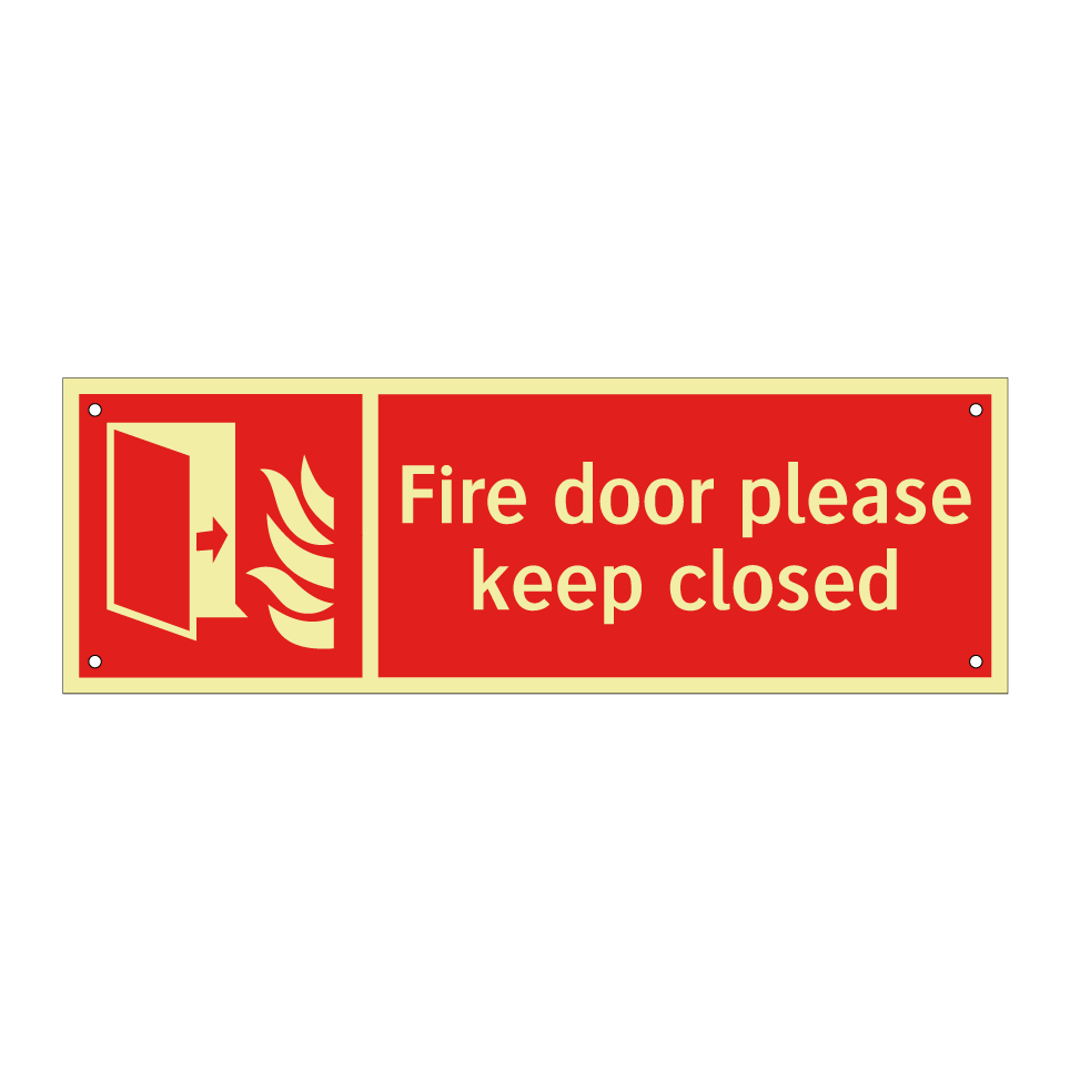 Fire door please keep closed