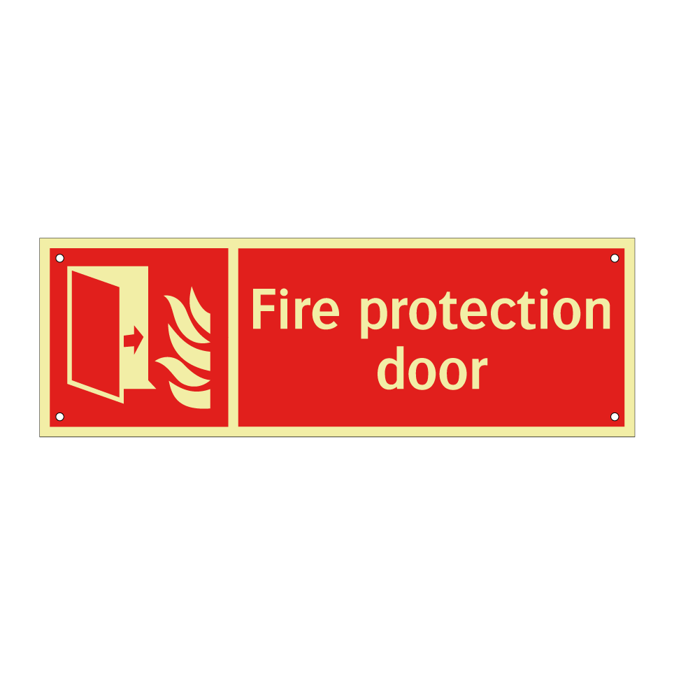 Fire protection door