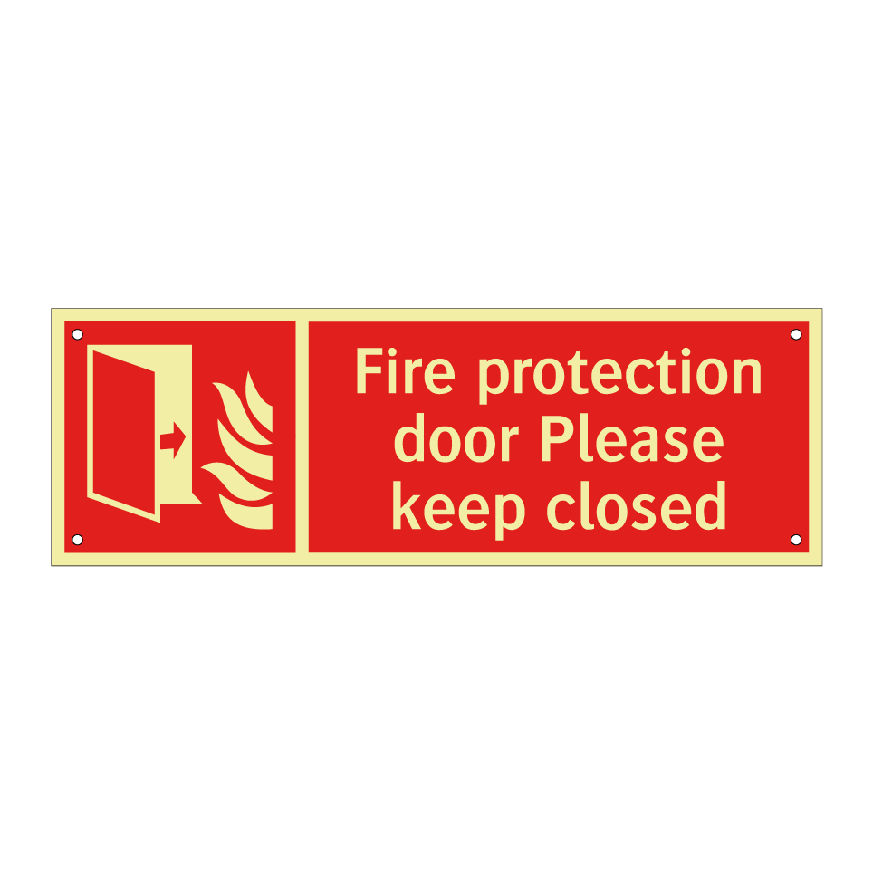 Fire protection door Please keep closed