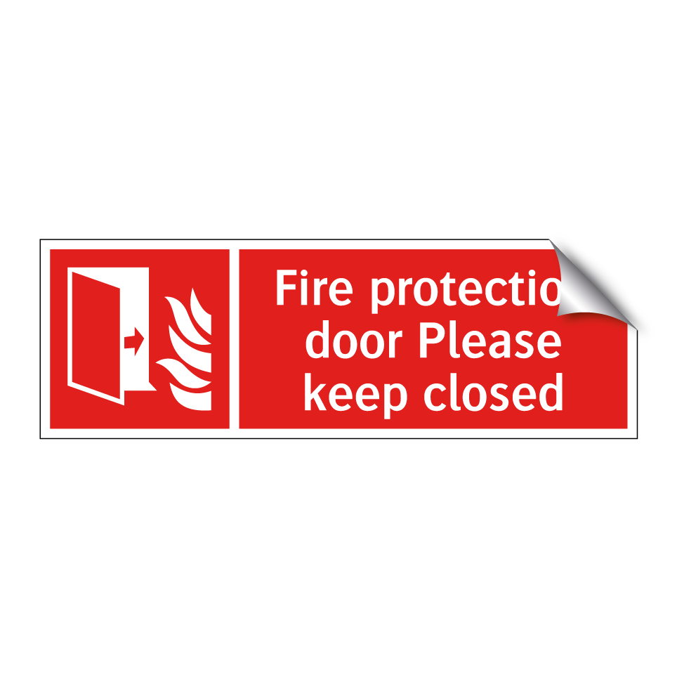 Fire protection door Please keep closed