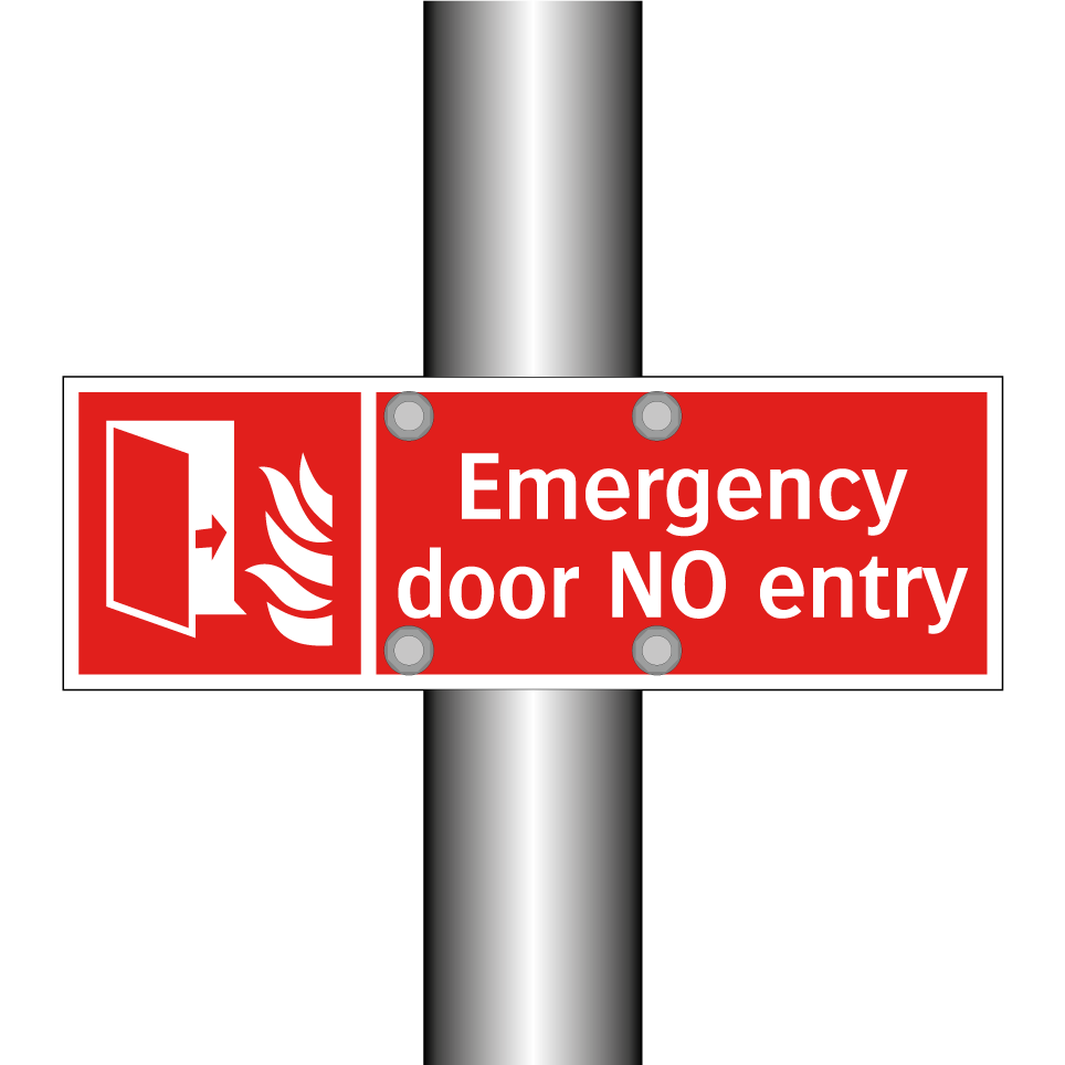 Emergency door NO entry
