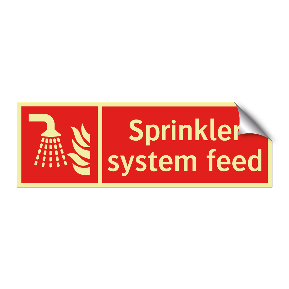 Sprinkler system feed