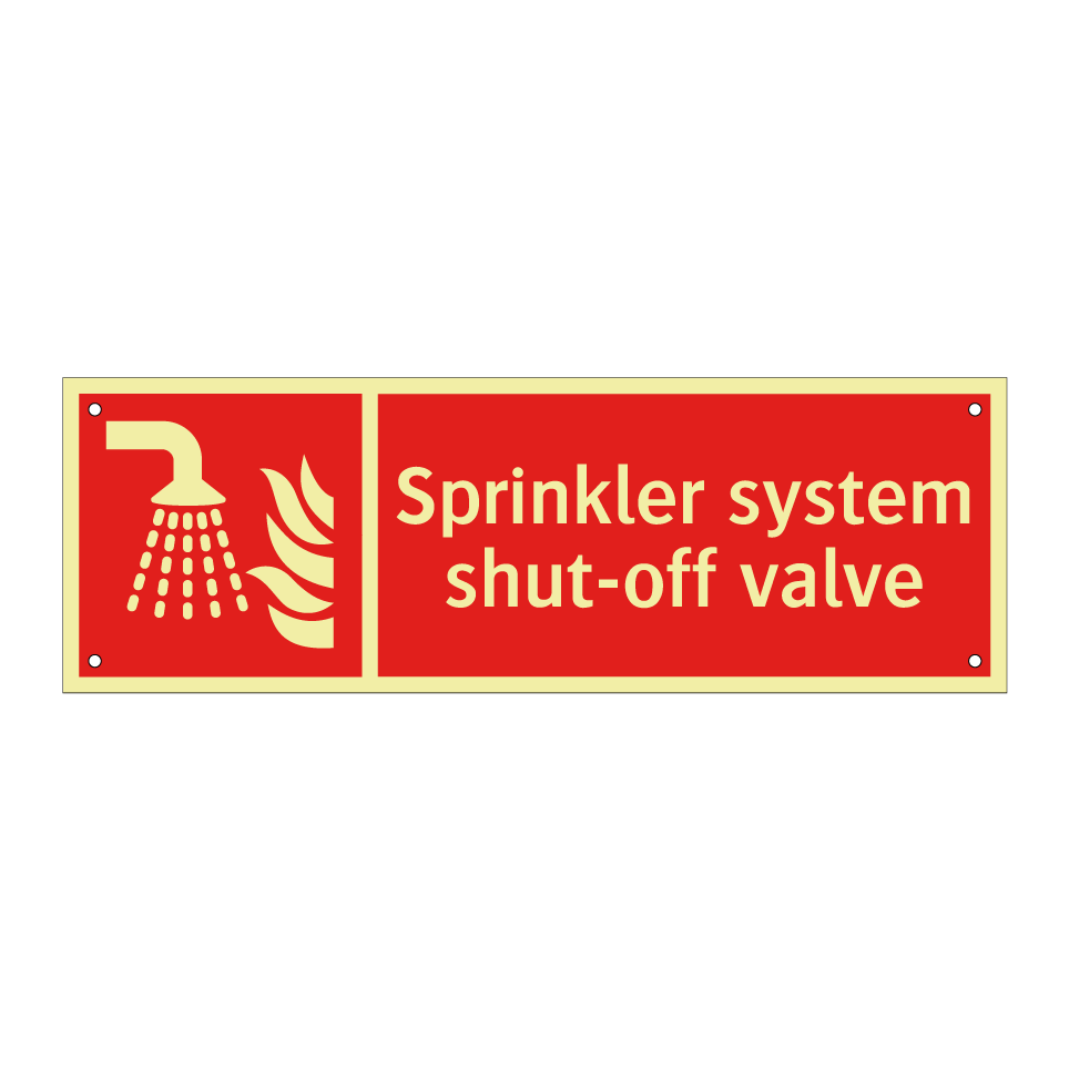 Sprinkler system shut-off valve