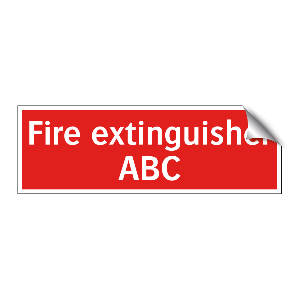 Fire extinguisher ABC