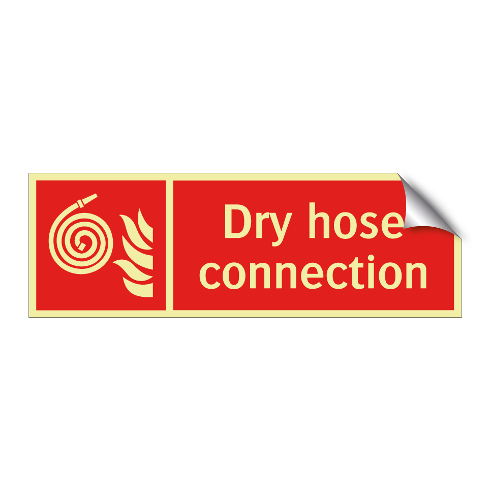 Dry hose connection