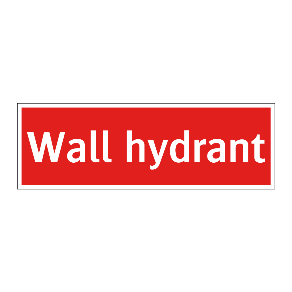Wall hydrant