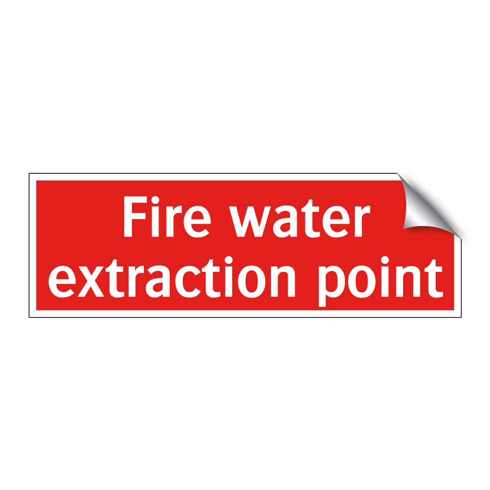 Fire water extraction point