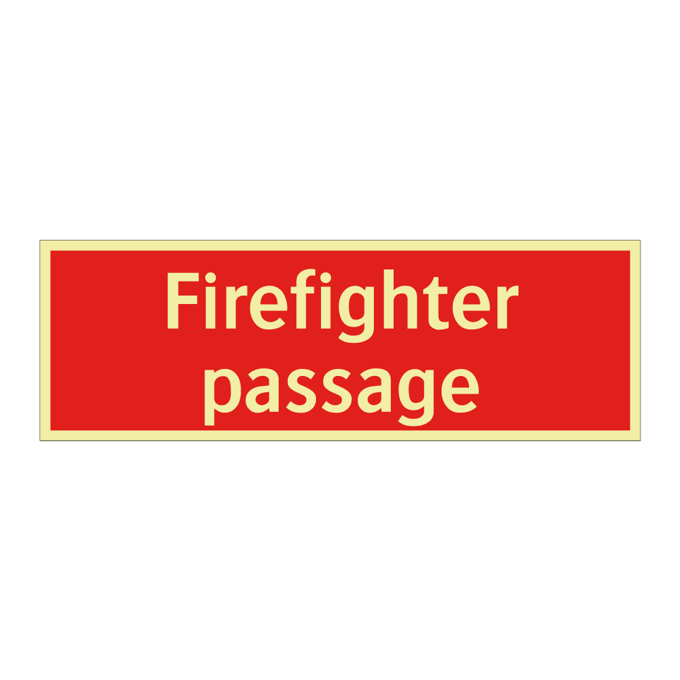 Firefighter passage