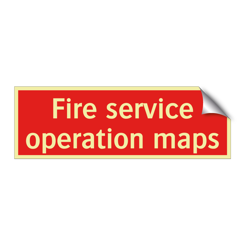Fire service operation maps