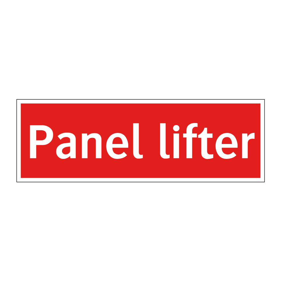 Panel lifter