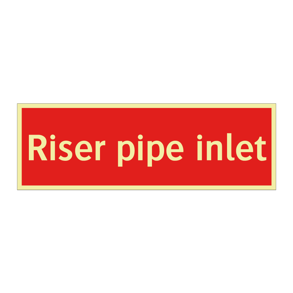 Riser pipe inlet